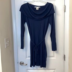 Max Studio sweater dress with tie waist